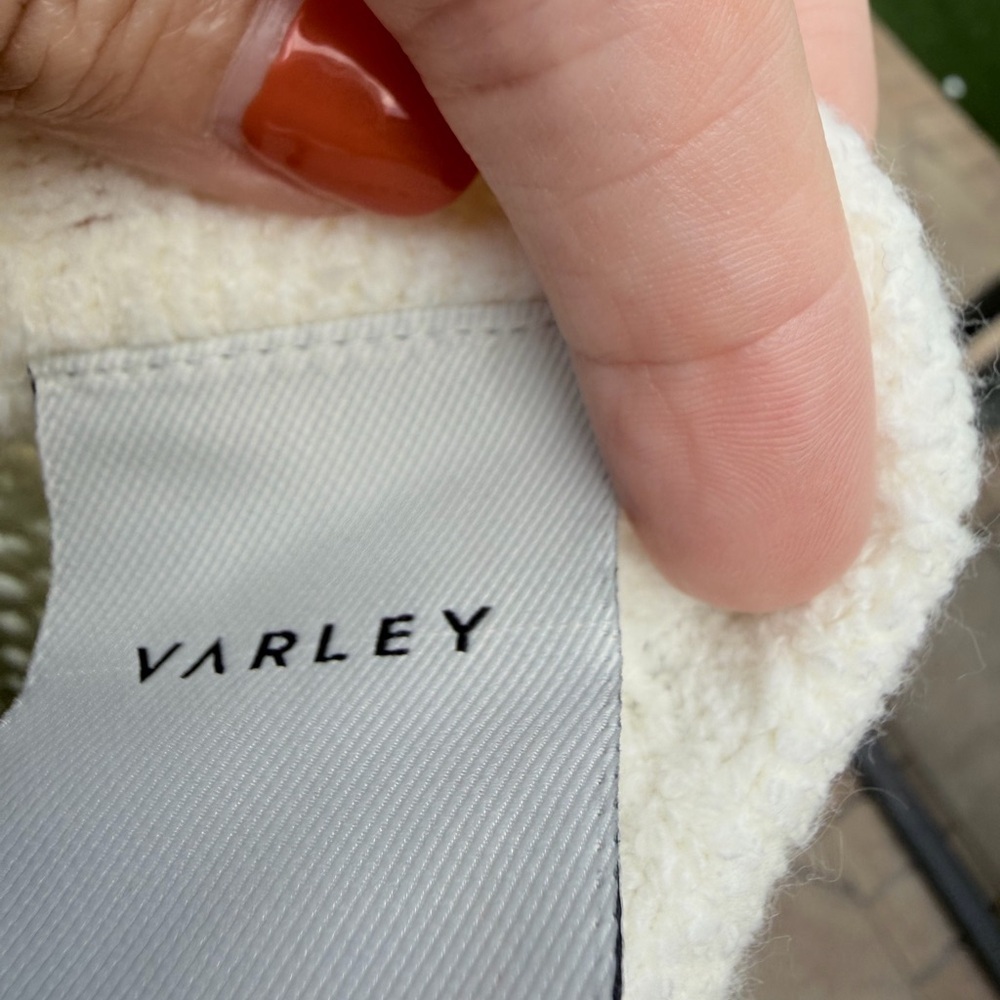 Varley Marta Bouclé Zip Women's Sweater Jacket Cardigan (22” p2p) runs big - Picture 5 of 6